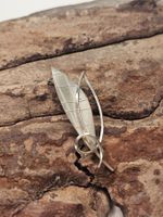 Brosche Silber 800 schlicht