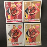 Stickers Panini Kevin De Bruyne 4 pièces état neuf