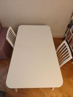 Esstisch weiss ausziehbar guter Zustand gebraucht