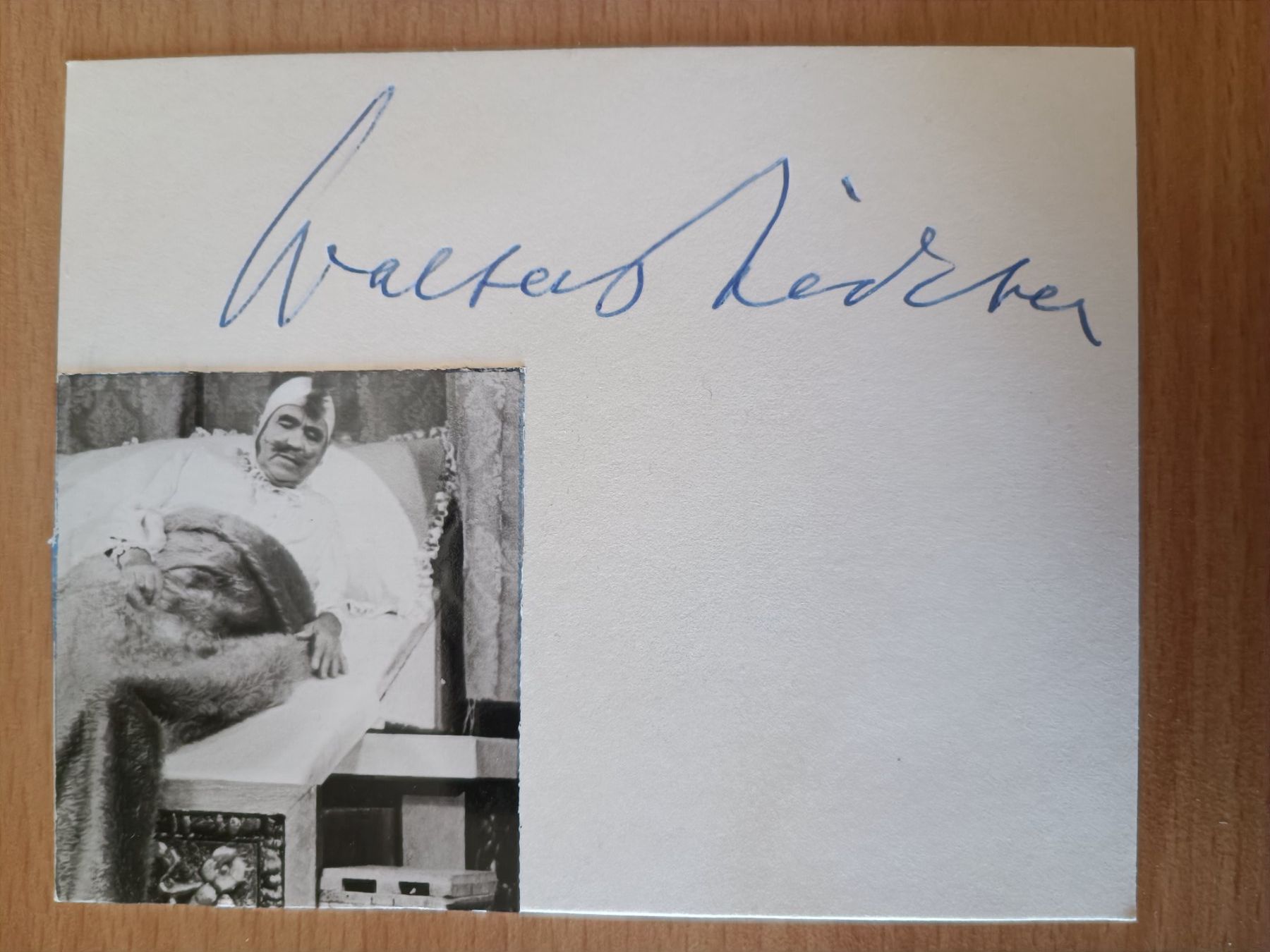 Autogramme: Walter Richter - Tatort - † 1985 – Gebraucht aus Menziken von Artographs