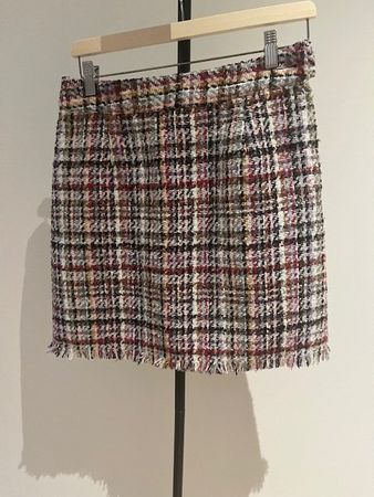 Tweed Minirock Gr. 36 Herbst Trend Karo Muster 🍂  fröhlich