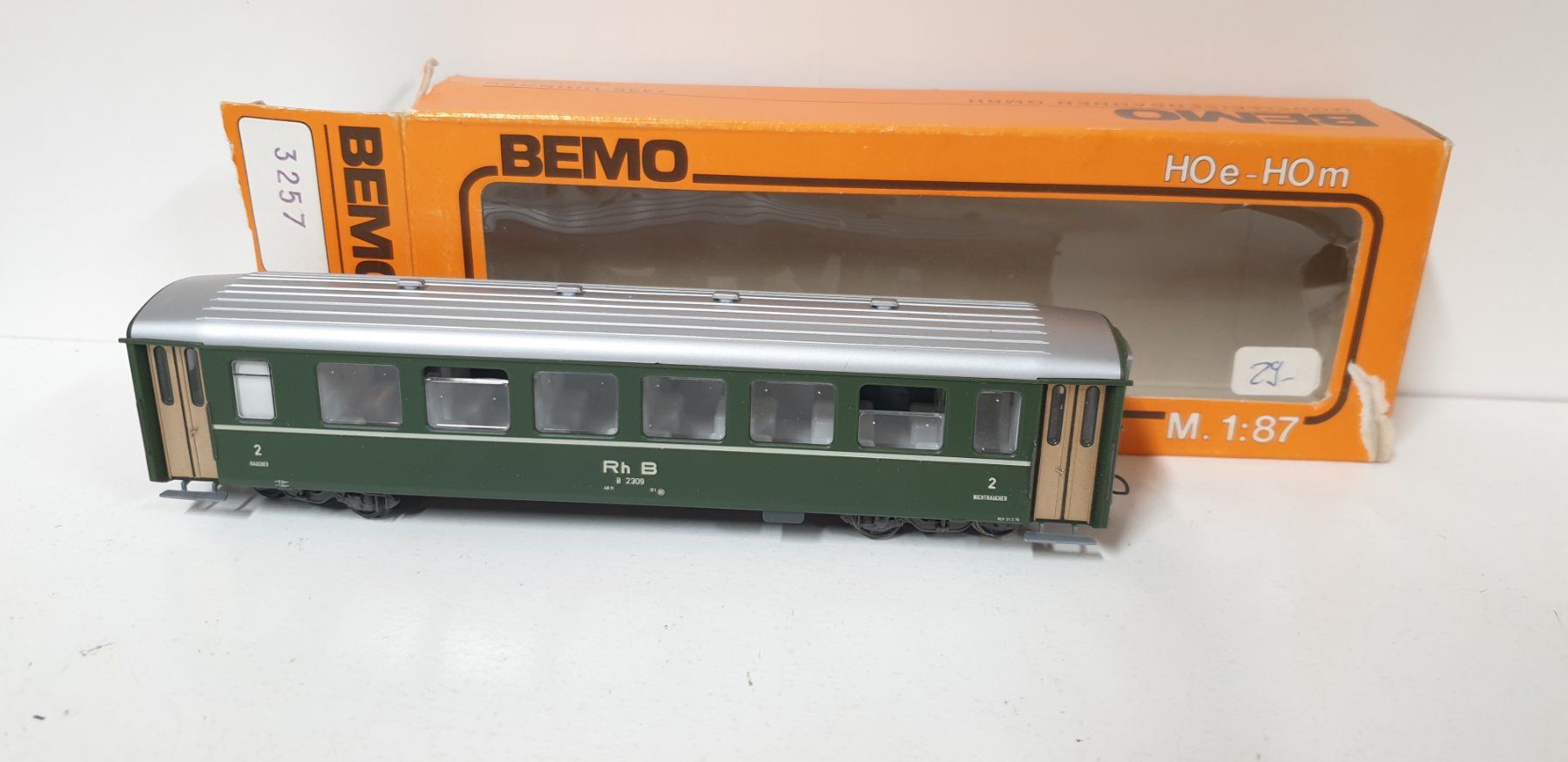 Bemo Modellini di ferrovie: Bemo RhB Personenwagen – Usato da Geroldswil venduto da TopTrain54