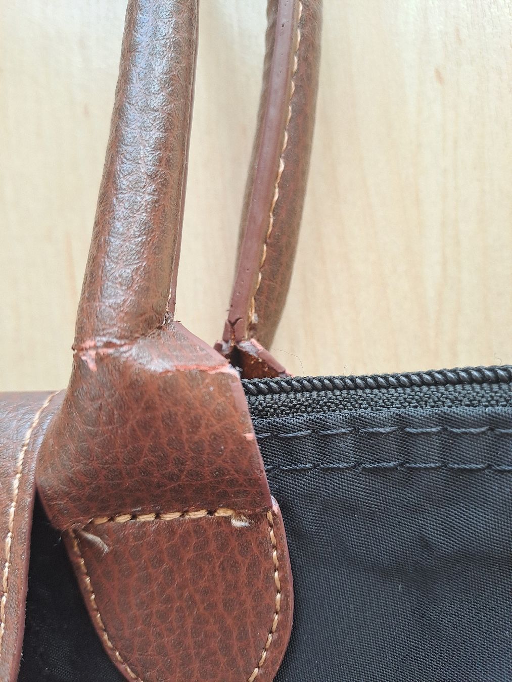 Taschen für Damen: Sac à main de type Longchamp Pliage Noir – Defekt aus Denens von Chanchantevend 4