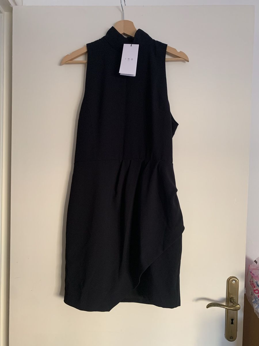 Iro Vestiti: Robe portefeuille noire Iro – Nuovo e nell'imballaggio originale da Genève venduto da rez_c6c6