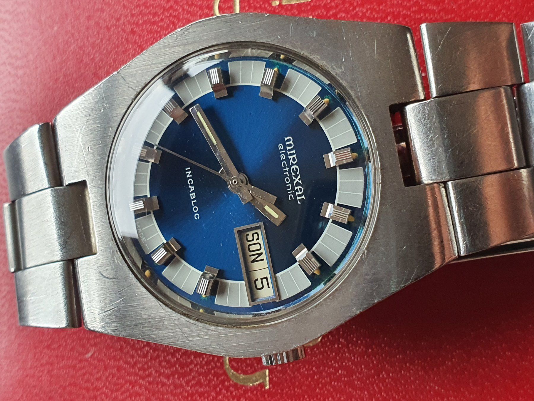 Mirexal Orologi: Mirexal Electronic Day Date mit Originalbox aus 1978 – Usato da Muri AG venduto da Corredor 3