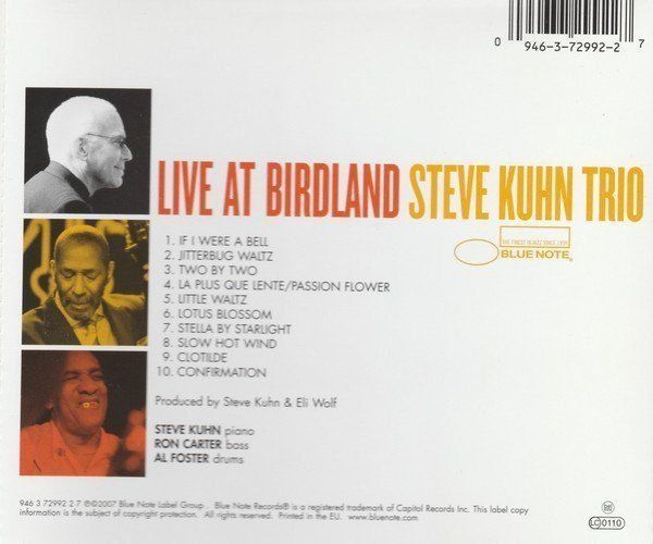 Live - Steve Kuhn [BLUE NOTE] Ron Carter, Al Foster | Acheter Sur Ricardo