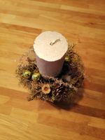 Adventsgesteck mit Kerze, Tischdeko Weihnachten, Neu!
