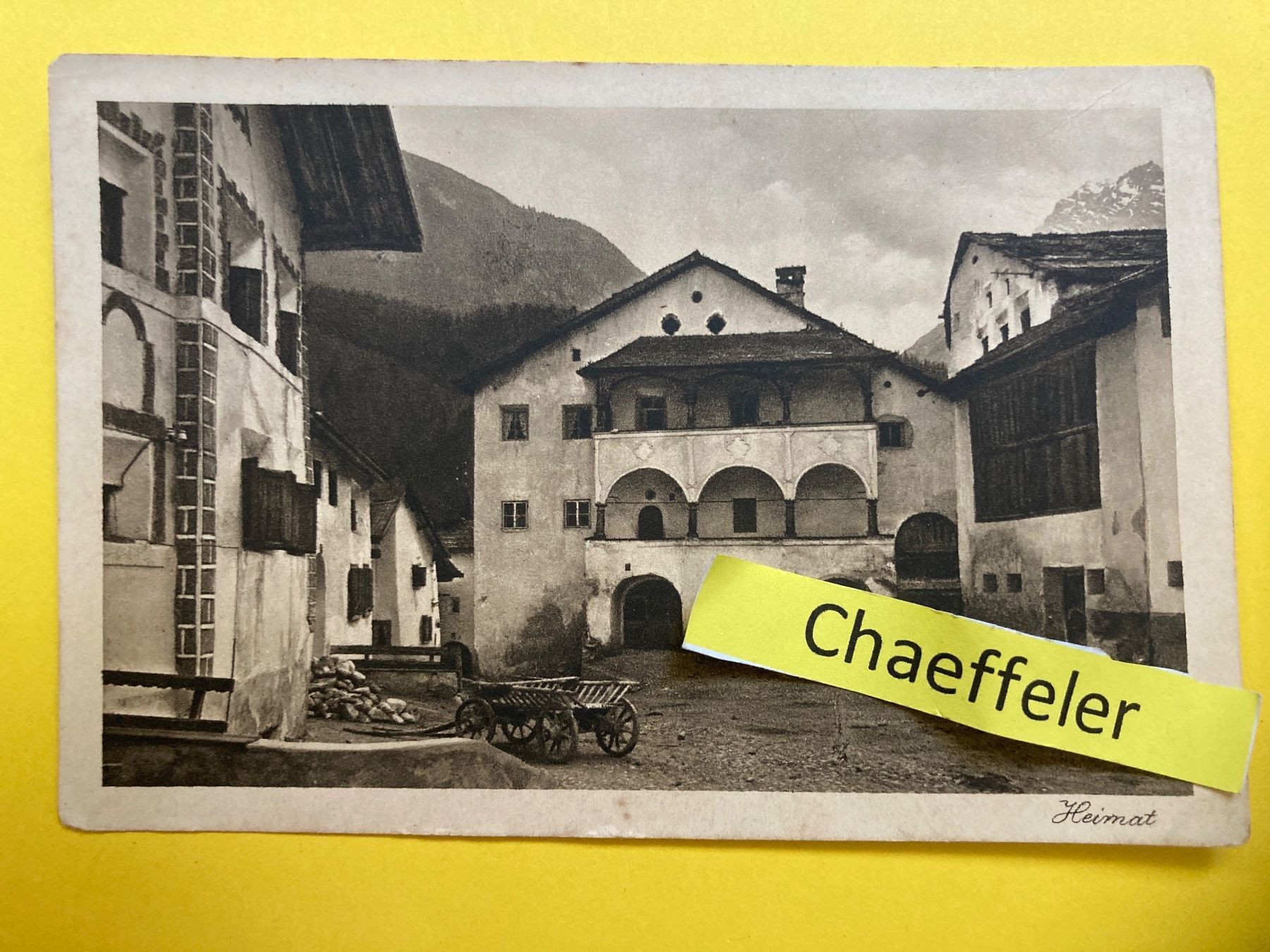 Ansichtskarten: Militär-Postkarte. Heimat evt. Schiers – Gebraucht aus Zürich von Chaeffeler