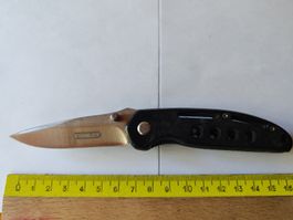 Klappmesser Stanley schwarz mit Gürtelclip gebraucht