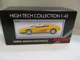 Ferrari Testarossa Spyder, Herpa 1:43, Gelb, Rarität!