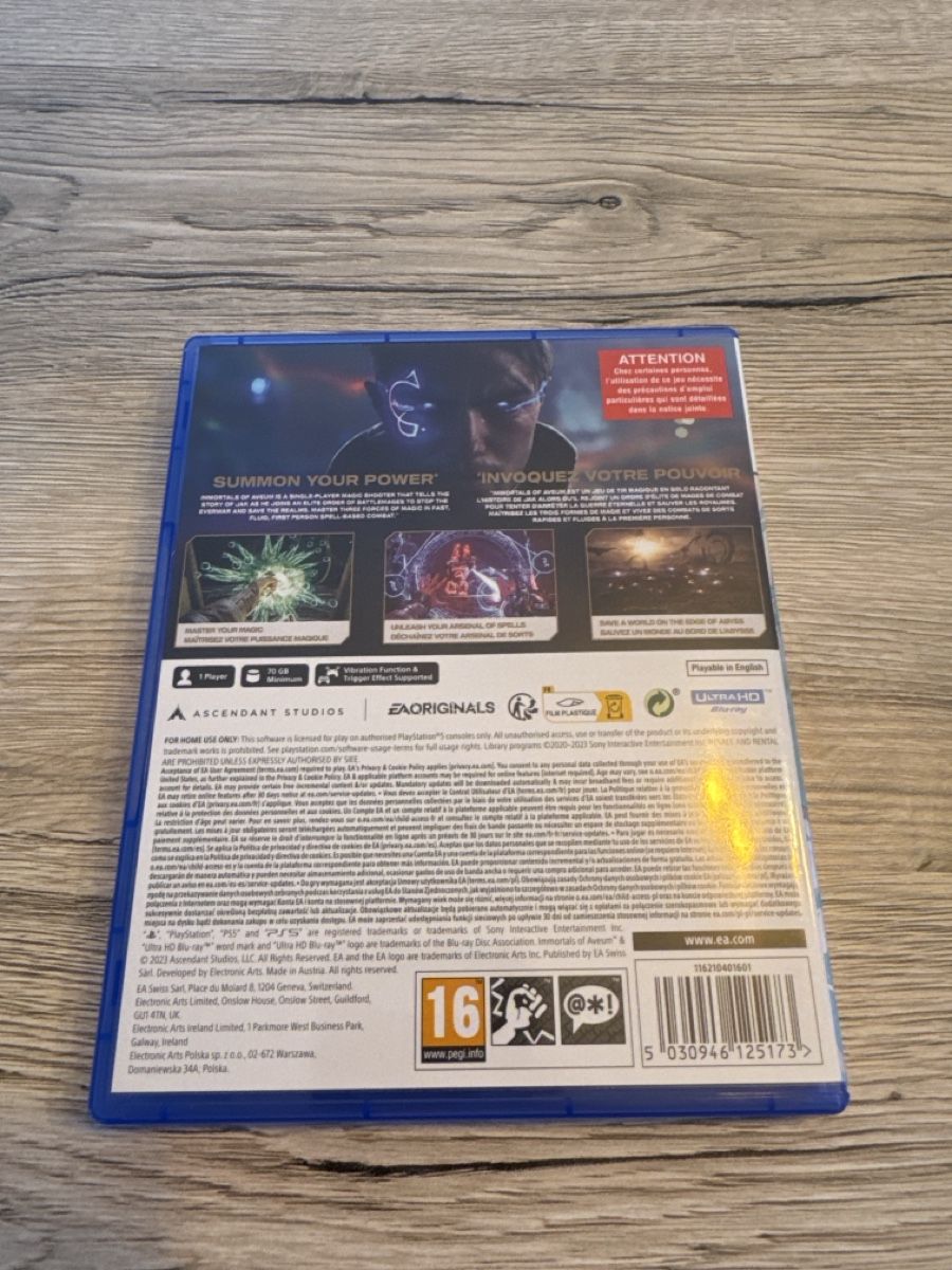Giochi: Immortals of Aveum PS5 – Usato da Courrendlin venduto da jay_lkn6 2