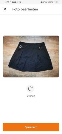 Schwarzer Minirock, Grösse 36, ideal für den Sommer!