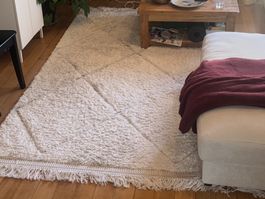 Teppich mit Rautenmuster kurzfloor