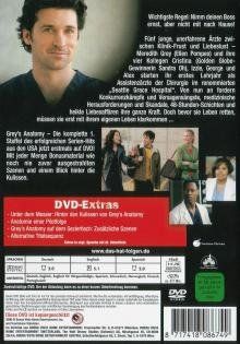 Tutti i DVDs: Grey's Anatomy Staffel 1 – Usato da Ebikon venduto da Moviefreak01 1