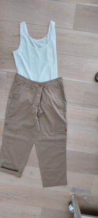 Sommer-Kombination Hose "Gardeur"/ Trägerschirt "S.Oliver"