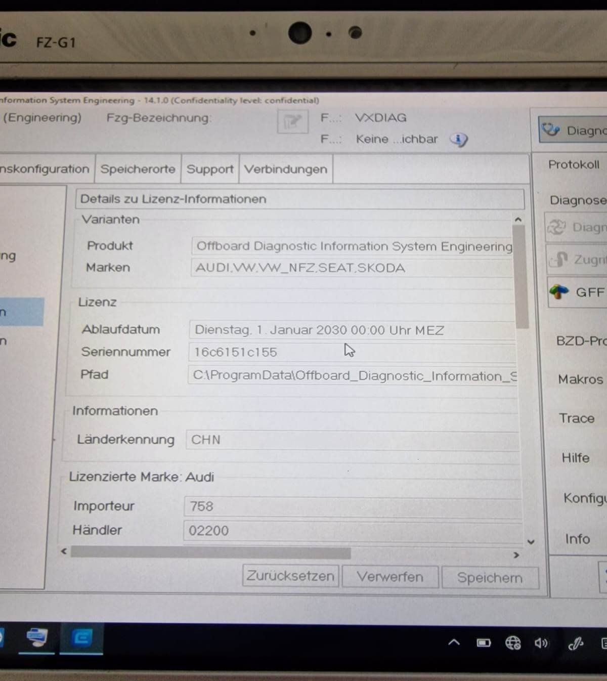 Tutti gli attrezzi: OBD Diagnose Computer ETKA8.2 ODIS ElsaWin Komplet System – Usato da Chur venduto da _xtronix_ 1