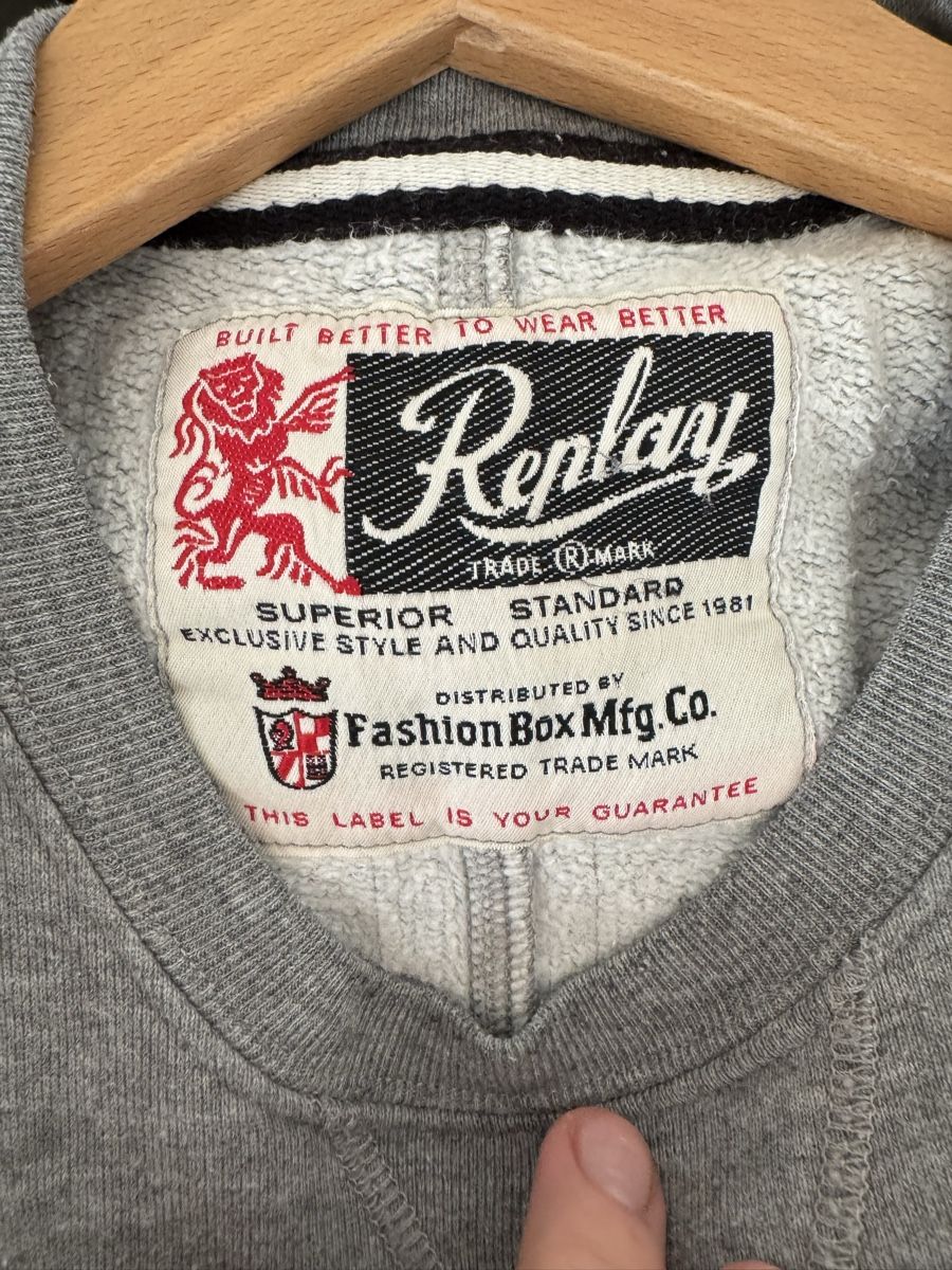 Replay Pullover & Sweatshirts: REPLAY Sweatshirt Gr. M Grau Pullover Herren  – Neu (gemäss Beschreibung) aus Flumenthal von SecondLove_CH 3