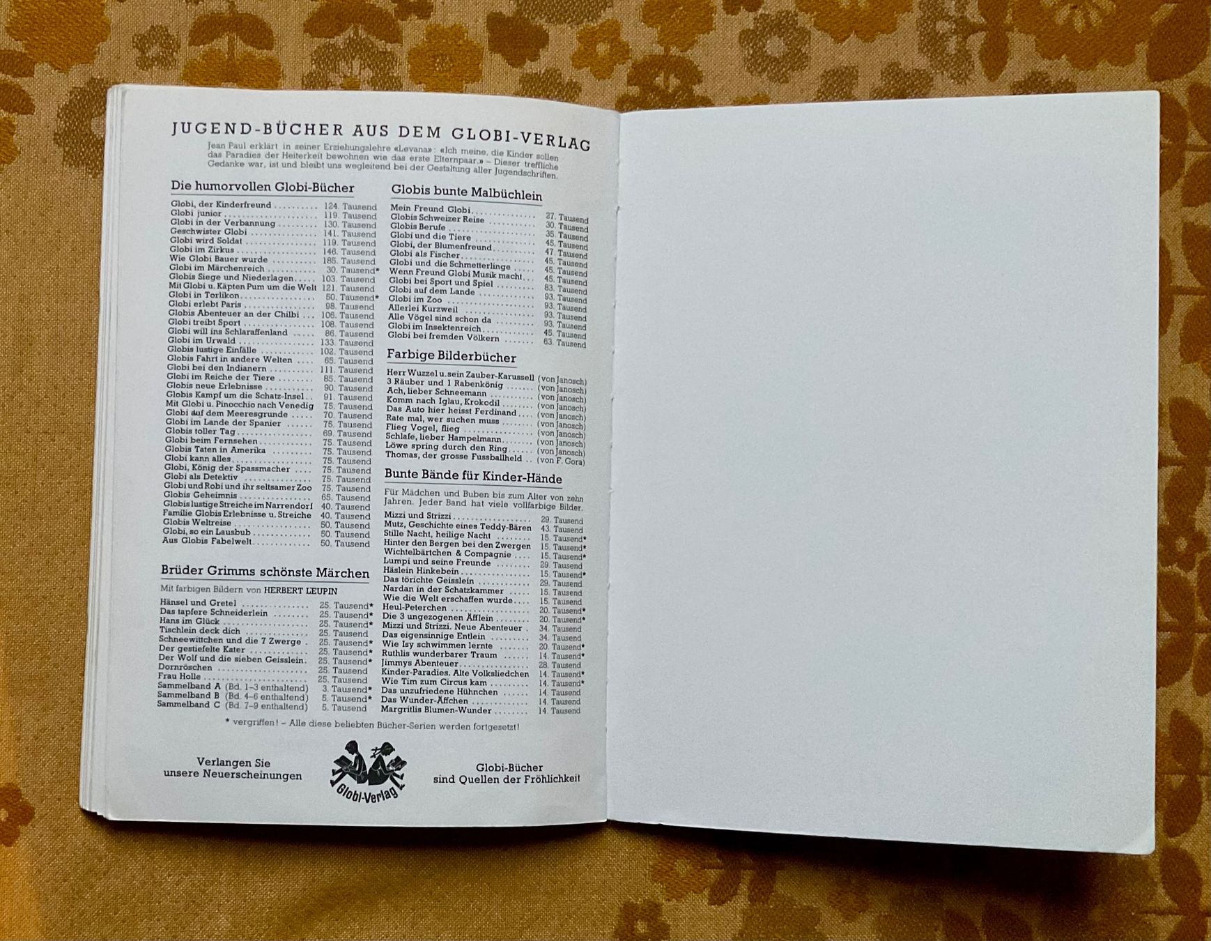 Libri: Globi Buch von 1972 – Usato da Endingen venduto da nathan05 8