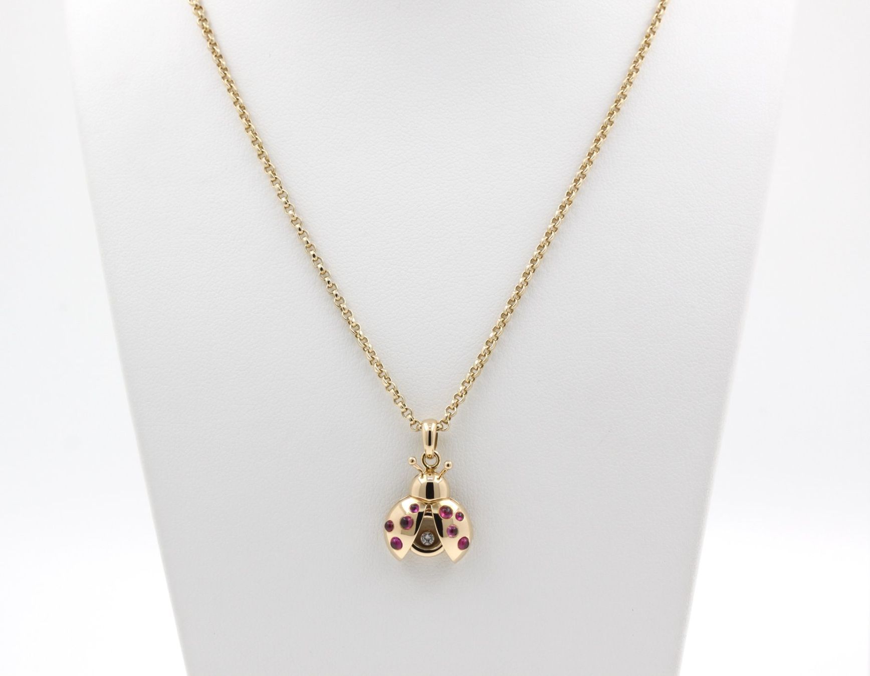 CHOPARD Happy Diamond Marienkäfer Anhänger Collier *S4542 (Gebraucht ...