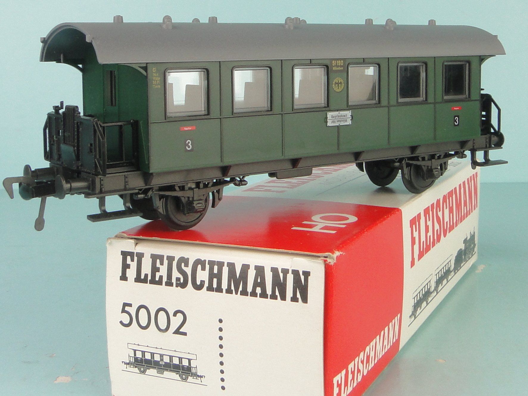 Fleischmann Modellini di ferrovie: Fleischmann 5002  H0 Länderbahn  Wagen, neuwertig – Usato da Bülach venduto da cann11