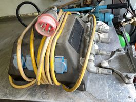 Verteiler für Strom & Luft, Baustromverteiler