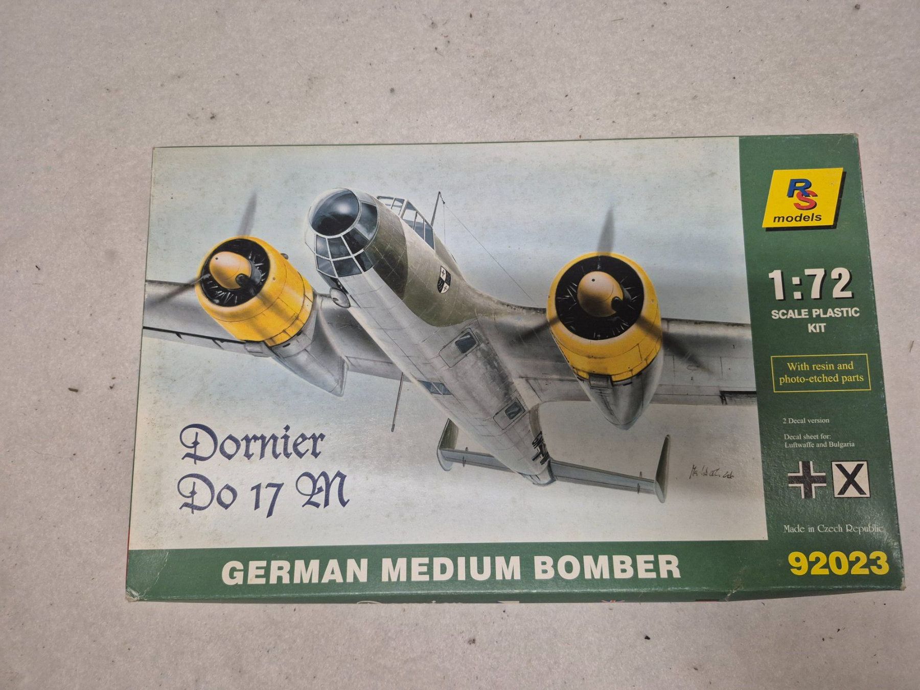 Kit di modellismo & Modellini statici: Modellbausatz Dornier Do 17 M 1:72 RS – Usato da Wald ZH venduto da recher67
