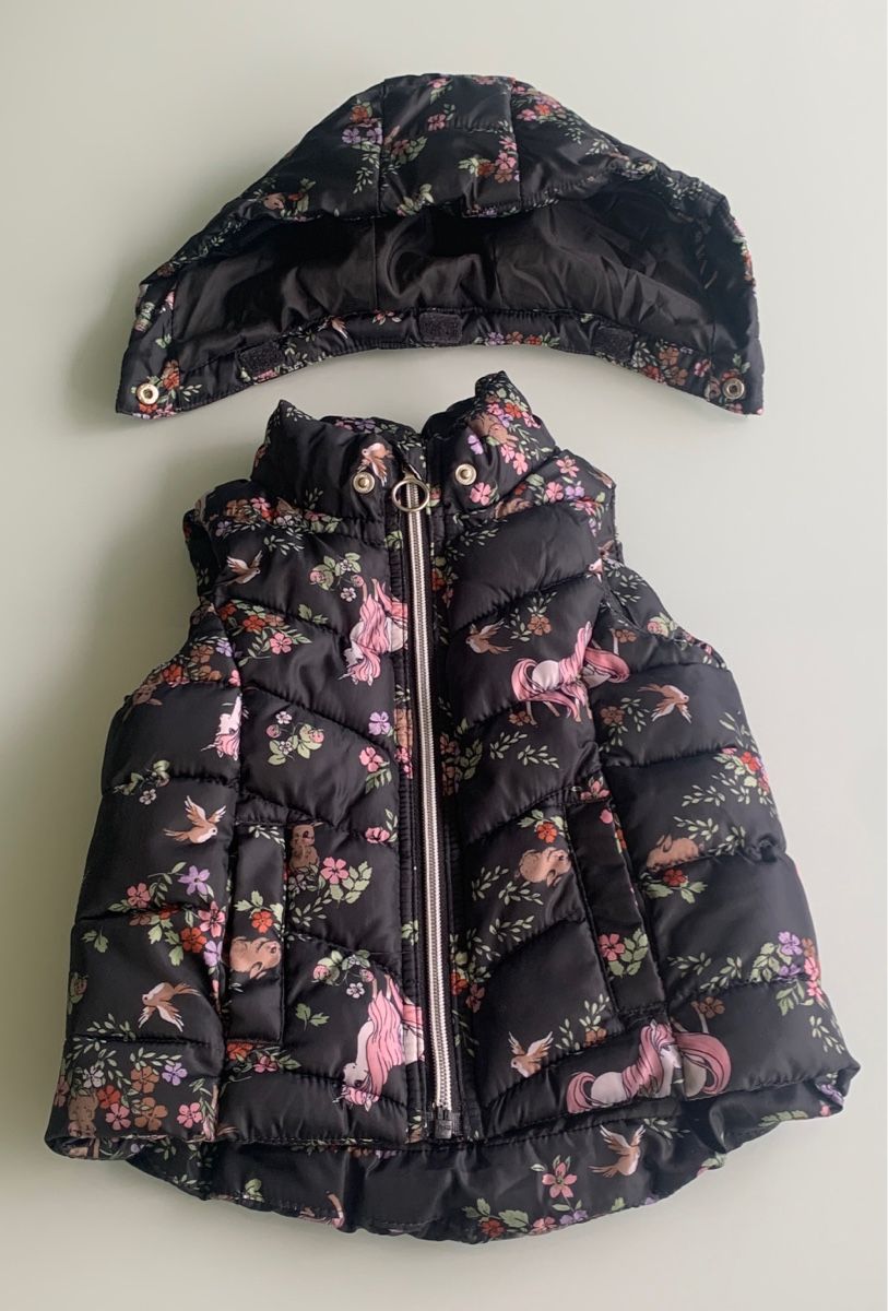 H&M Giacche & Cappotti: Mädchen Weste mit Einhorn-Muster, Grösse 92 – Usato da Baden venduto da nicolenia