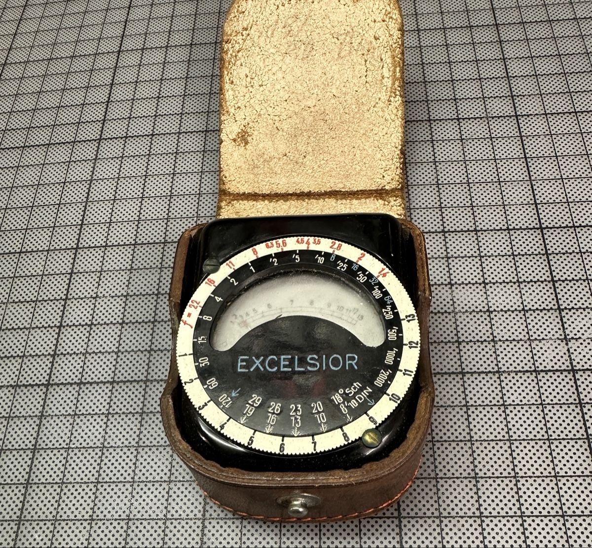 Misurare: Belichtesmesser mit Ledertasche Vintage Excelsior – Usato da Nussbaumen AG venduto da olitech5415 1