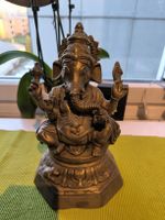 Ganesha Statue Messing Figur Hindu Gott Deko  Asien