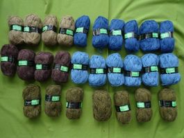 Basteln. Stricken 27 Knäuel à 50g à 150 Meter. NEU.