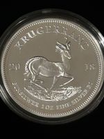 2018 1 oz Silber Krügerrand Proof Münze mit Zertifikat