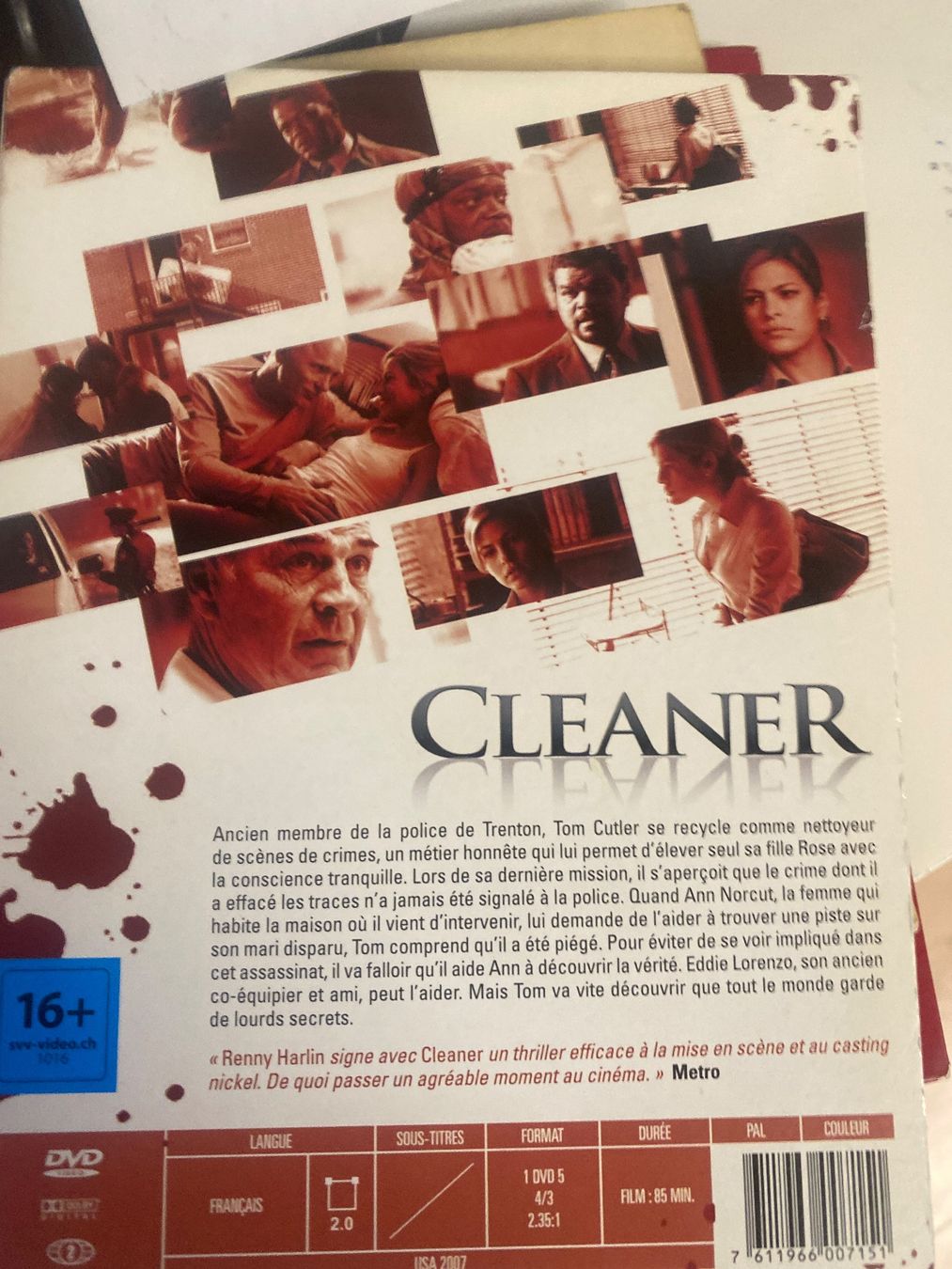 Tutti i DVDs: DVD Thriller "Cleaner" avec Samuel L. Jackson – Usato da Le Brassus venduto da cinema13 1