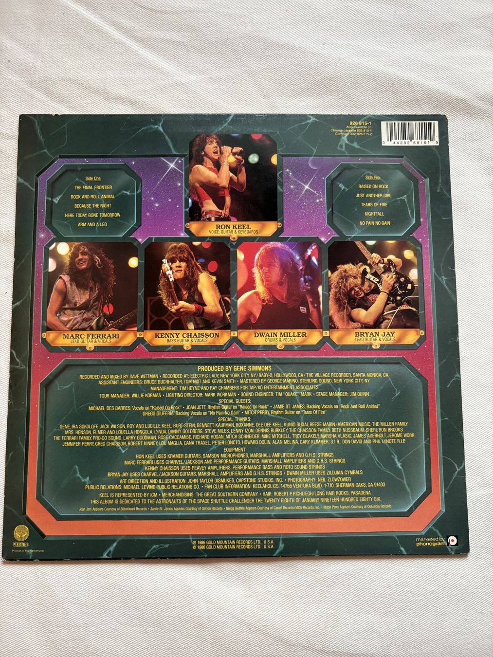Schallplatten: Keel - The Final Frontier Vinyl LP original – Gebraucht aus Effretikon von ChrisLamberger 1
