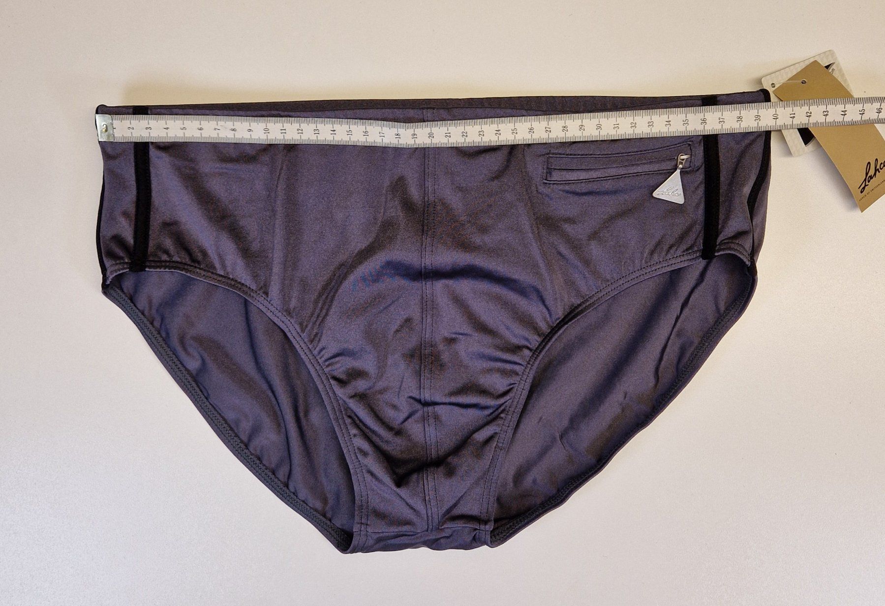 Lahco Costumi da bagno: Badehose Herren XL Lahco Basic Dark Grey / Rabatt 50% - 70%! – Nuovo e nell'imballaggio originale da Braunau venduto da Brand-Store 5