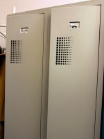 Vestiaire métallique gris clair, 2 portes, idéal pour le ...
