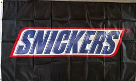 Snickers Fahne Schokoriegel Schokolade Süssigkeit Erdnuss
