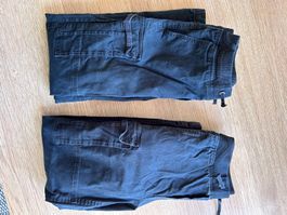 Cargohosen schwarz Gr. 146 H&M 2 Stück