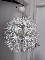 Lampe Hängeleuchte weiss Kugel 60 cm gross guter Zustand