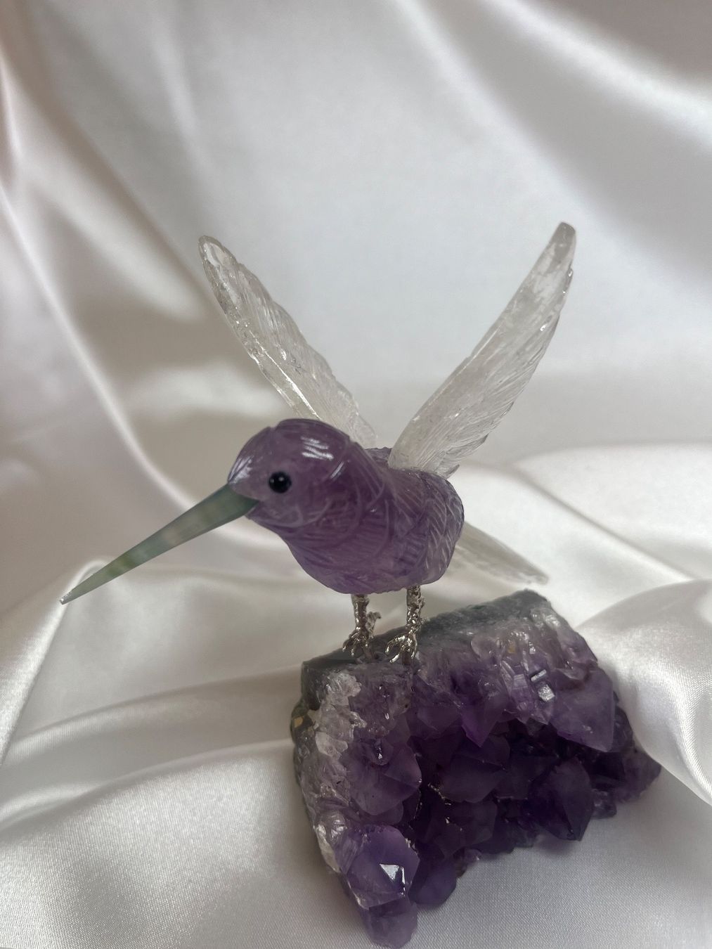 Minéraux & Lithothérapie: Bergkristall Amethyst Vogel Kolibri – Neuf avec emballage d'origine à Zürich par unique2010 3