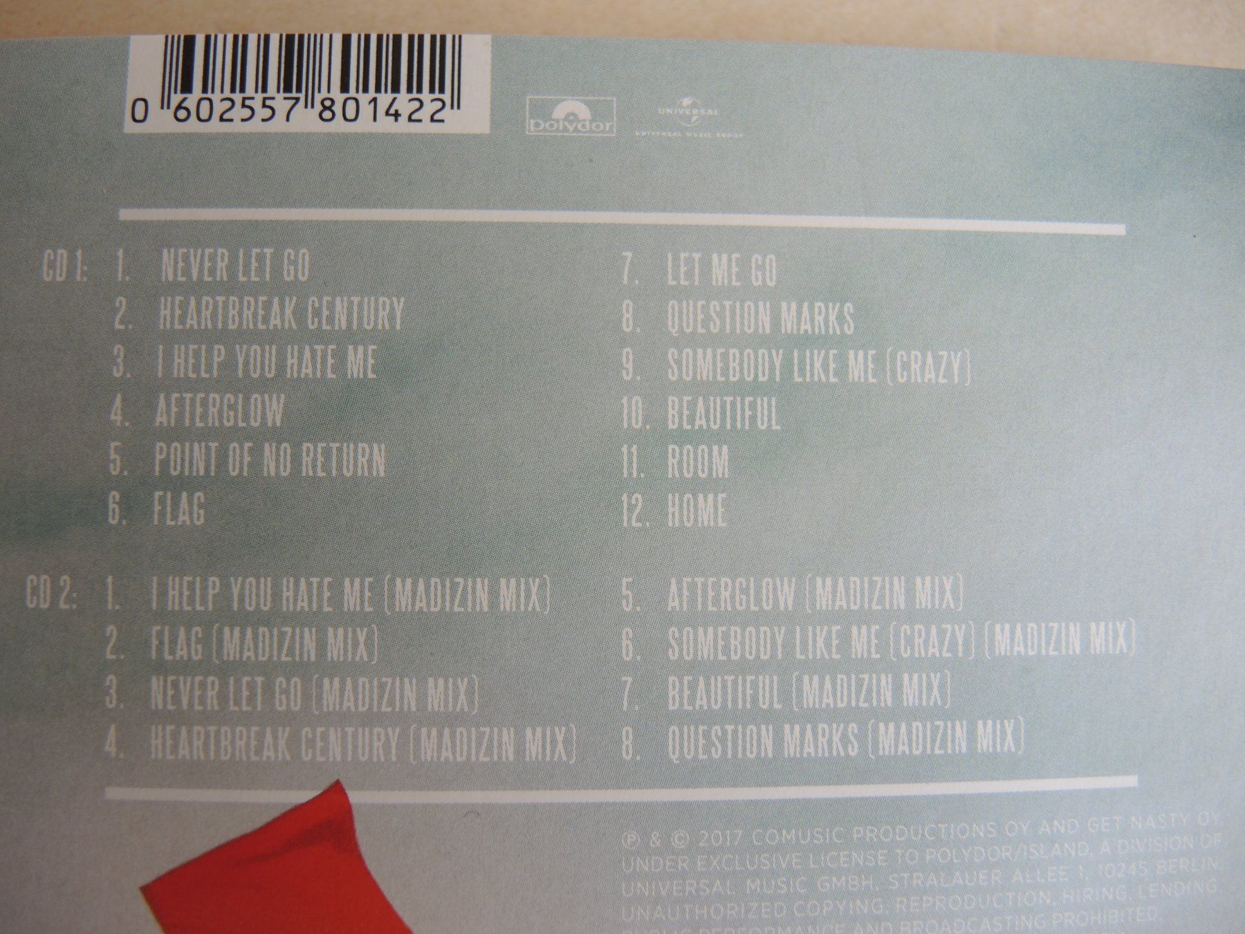 CD: Sunrise Ave  Heartbreak Century CD + Bonus CD – Usato da Rorschach venduto da maeck8 3