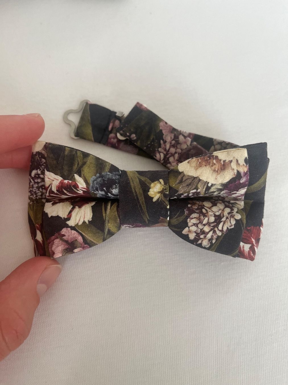 Cravatte: Zwei Fliegen Blumenmuster und ein Einstecktuch – Nuovo (secondo la descrizione) da Zug venduto da Nickwalks999 4