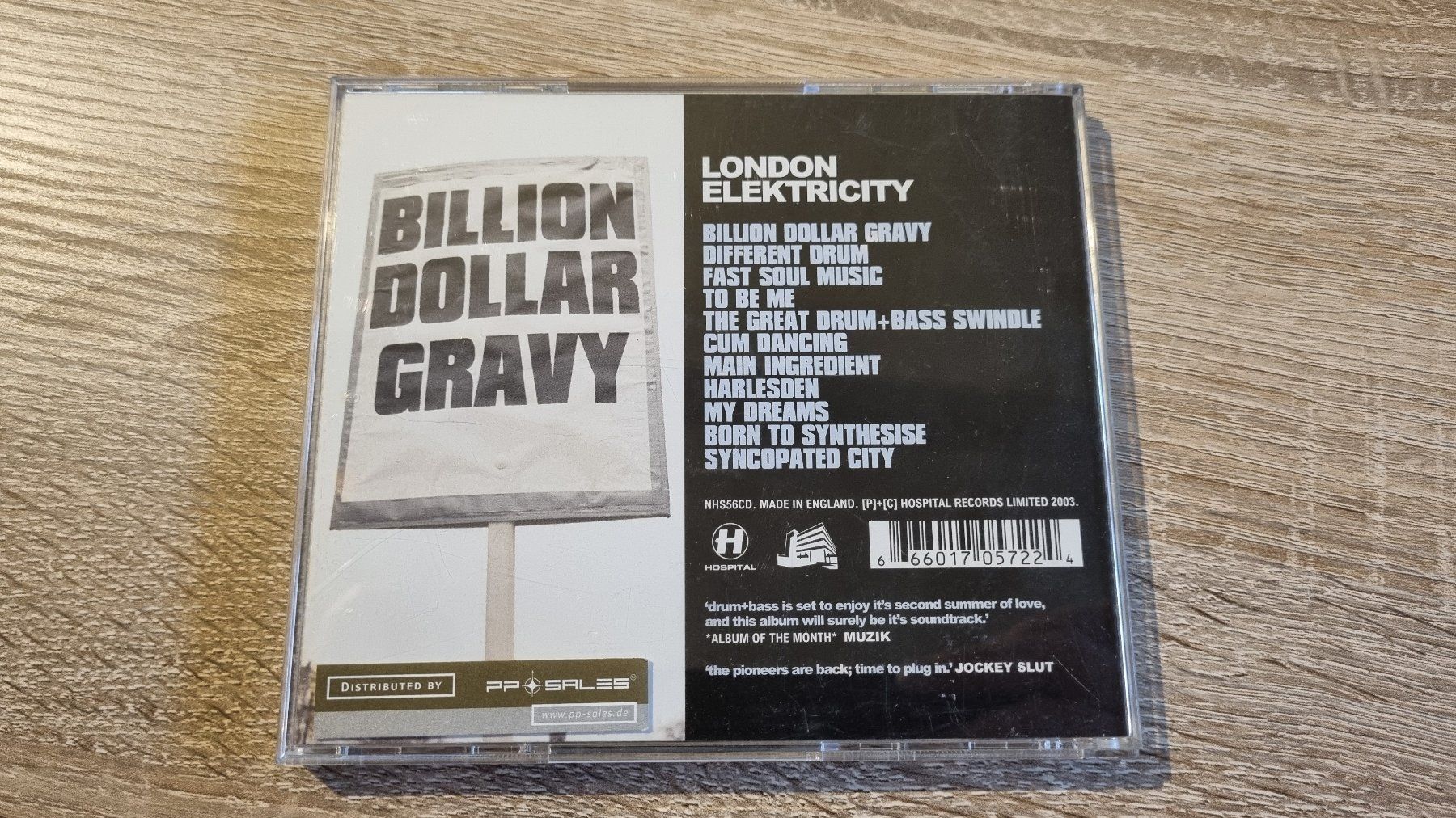 CD: London Elektricity - Billion Dollar Gravy – Usato da Hagenbuch ZH venduto da lecterr55 2