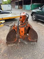 Bagger Schalengreifer mit Drehmotor, ex 10t-Bagger