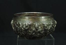 Burma Tempel Schale aus Silber 148 Gramm Silber