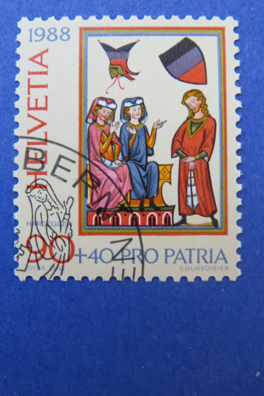 Tutti i francobolli: Serie Pro Patria 1988 - off.Ersttag-Eckstempel BERN – Usato da Brunnen venduto da Kumari 1