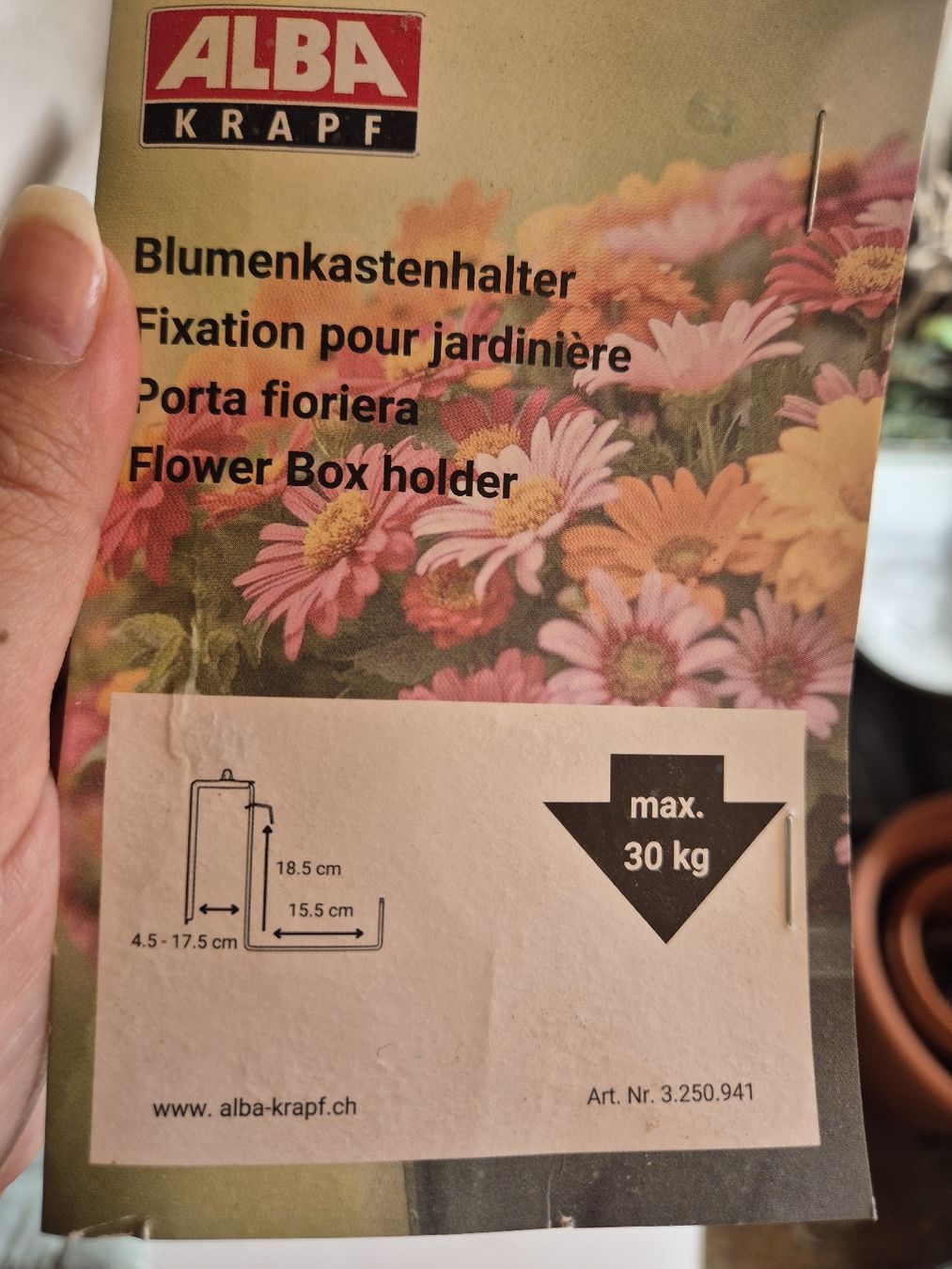 Blumentöpfe: Plant box holder  – Neu und originalverpackt aus Basel von val_bth7 1