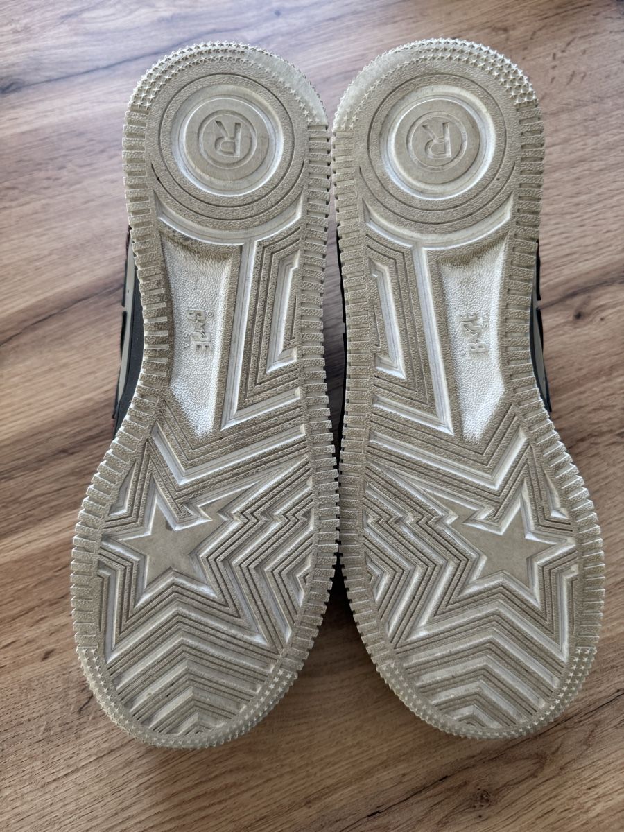 Bape Scarpe da uomo: A Bathing Ape BAPE Sta Rot/Grau – Usato da Zollikofen venduto da SeanMatti 5