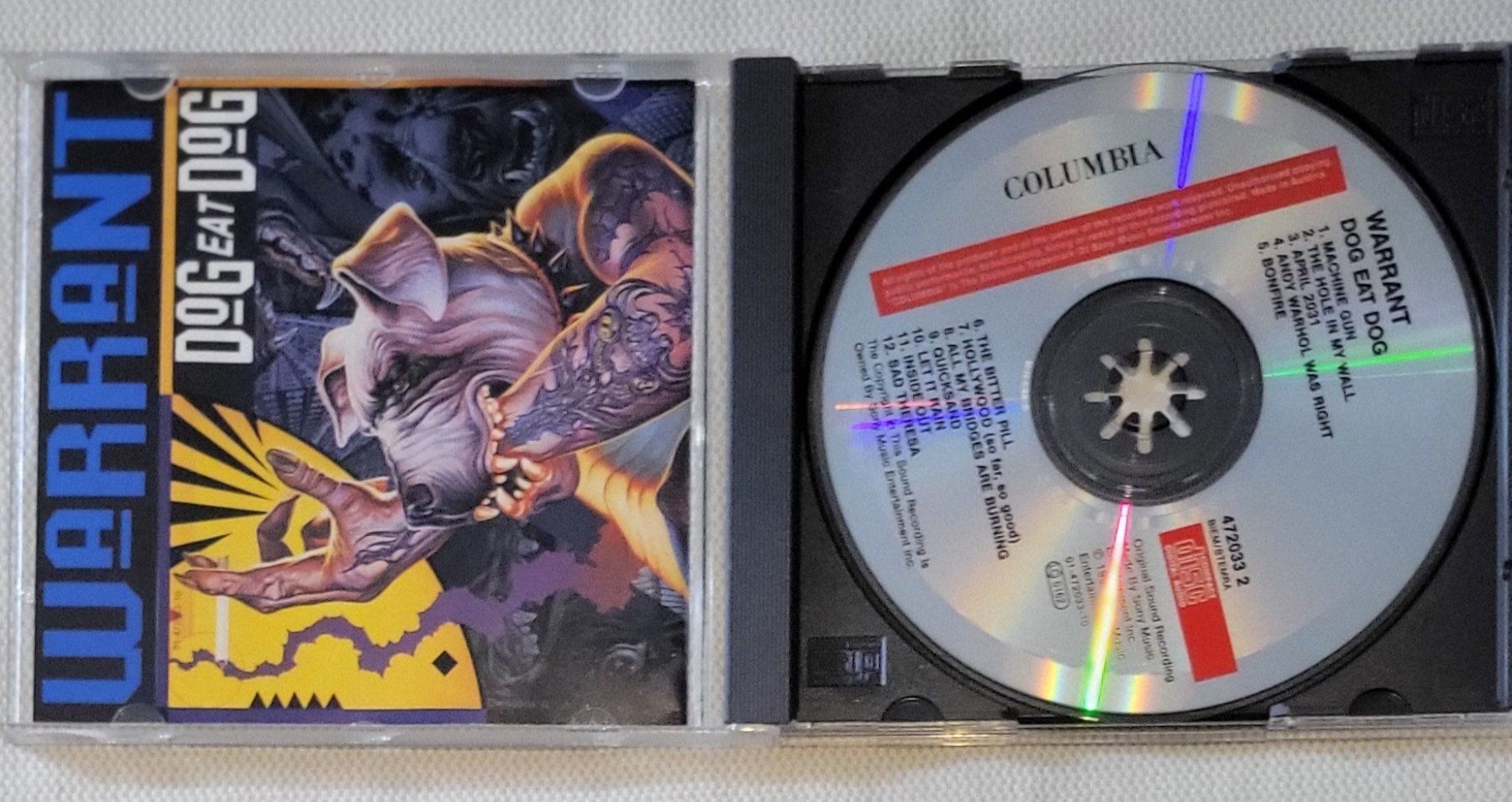 CD: Warrant - Dog eat dog – Usato da Villars-sur-glane venduto da Epsilonhike 2
