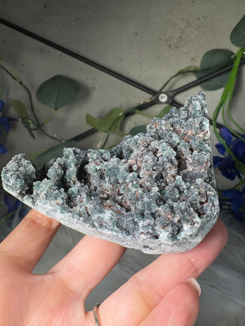 Minerali & Pietre curative: Grüner Chalcedon-Stalaktit – Nuovo (secondo la descrizione) da Neuheim venduto da m.hald 7