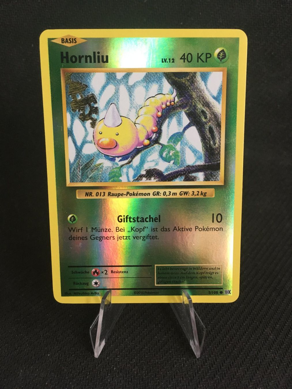 Pokémon Carte collezionabili: EVO 5/108 Hornliu -DE- Reverse – Nuovo (secondo la descrizione) da St.Gallen venduto da Punktchen01